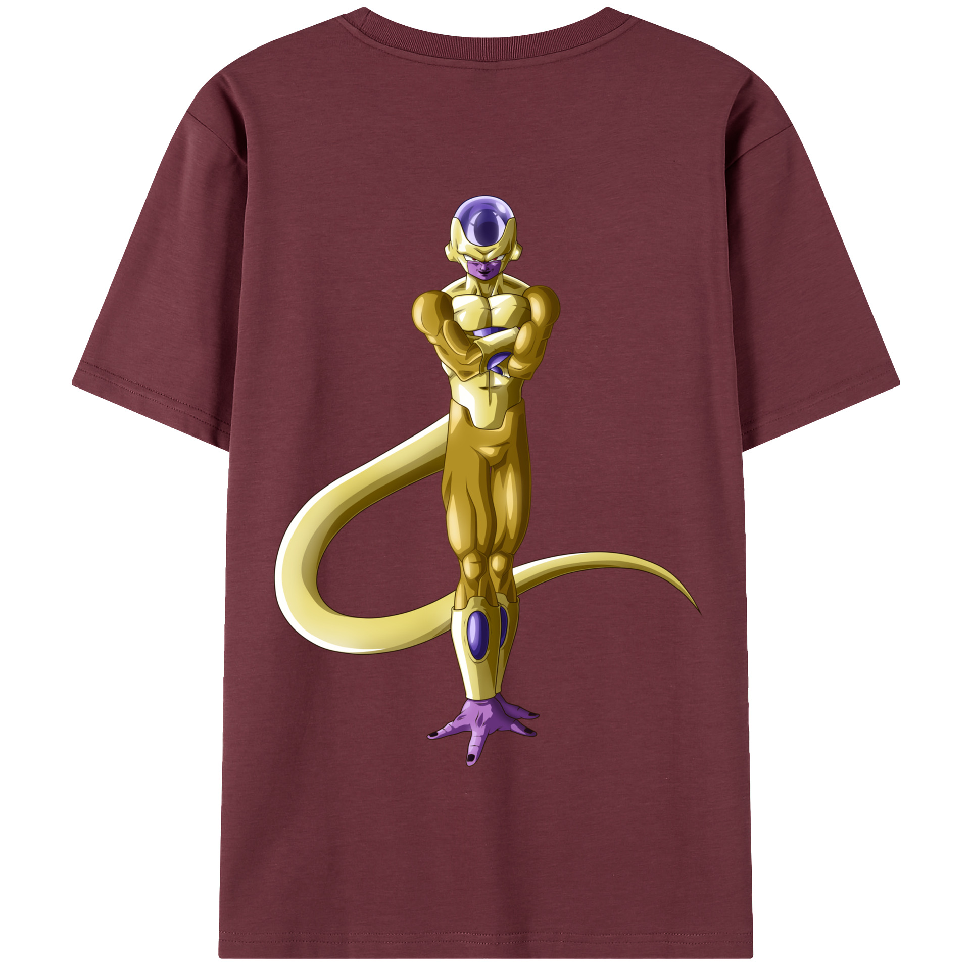 （画像用） ドラゴンボール フリーザ DRAGON BALL Frieza 綿100％半袖Tシャツ（背面プリント）